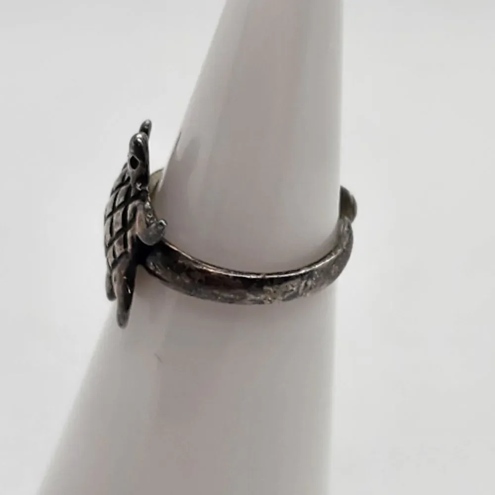 Sterling Silver Turtle Toe Ring